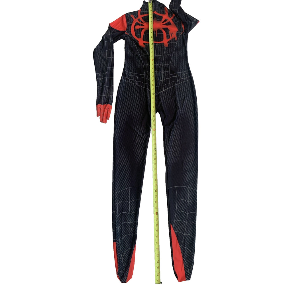 Spiderman Sz M Into the SpiderVerse Miles Jumpsuit Adult/Kids Cosplay Costume - Picture 7 of 16